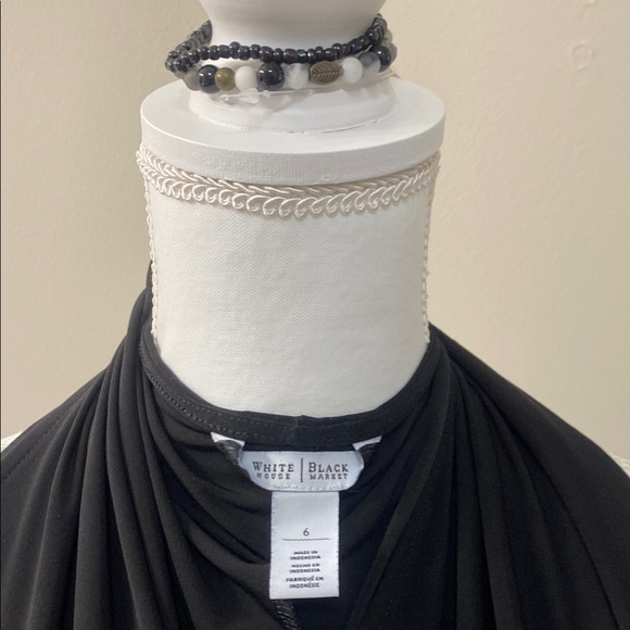 SET:Soft and silky WHBM Black Jumpsuit with Wide Legs - Picture 2 of 5